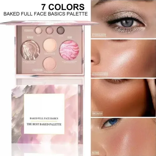 Paleta De Maquillaje Versátil, Sombra De Ojos En Polvo