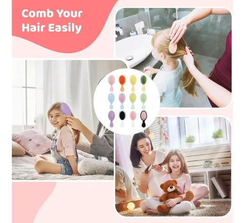 Cepillos Mini Para Cabello Mojado 120 Unidades Omistar