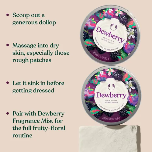 Manteca Corporal The Body Shop 50 Ml Dewberry 48 G
