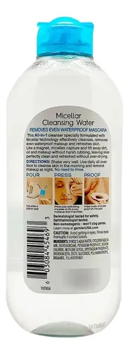 Desmaquillante Todo En 1 Garnier Cleansing Water, Paquete De