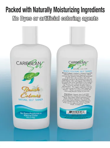 Autobronceador Caribbean Sol Beach Colors Natural, 180 Ml