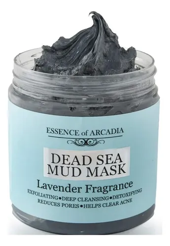 Mascarilla De Arcilla Mineral Del Mar Muerto Con Lavanda