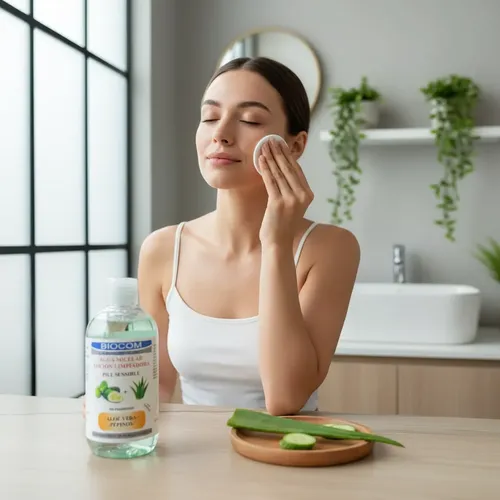 Agua Micelar Limpieza Desmaquillante Biocom 250cc