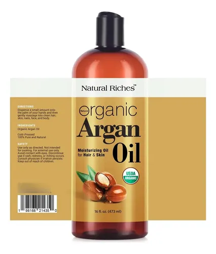 Aceite Capilar Natural Riches, Aceite De Argán Orgánico De M
