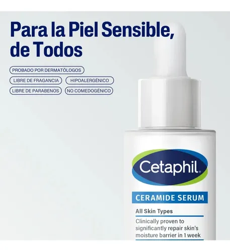 Suero de Ceramidas Cetaphil para Todo Tipo de Piel Día y Noche