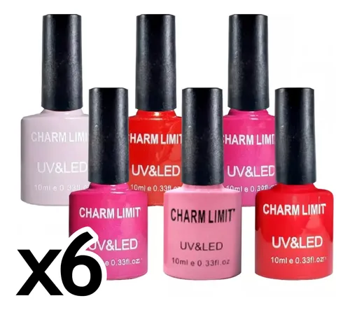 Esmalte Semipermanente En Gel Para Lámpara Led Uv X6