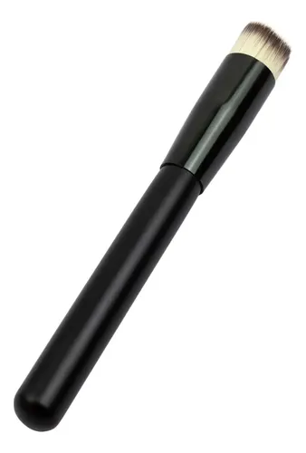 Brocha para Maquillaje Iko Shop Negra Sintética Plana 12 Unidades
