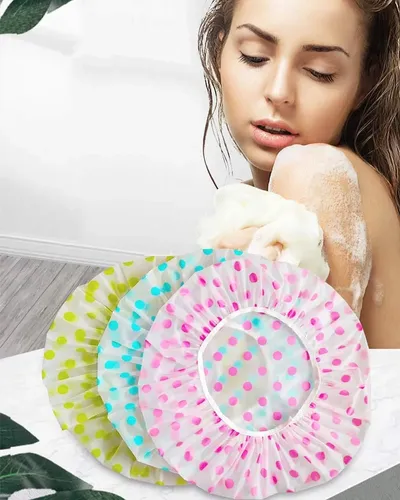 12 Piezas Gorra De Baño Mujer, Gorra De Baño Para La Ducha