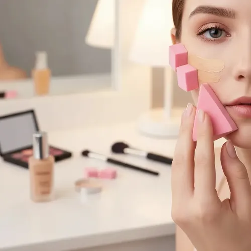 Set Esponjas Y Aplicadores City Girl Para Uñas Rosa Mediana