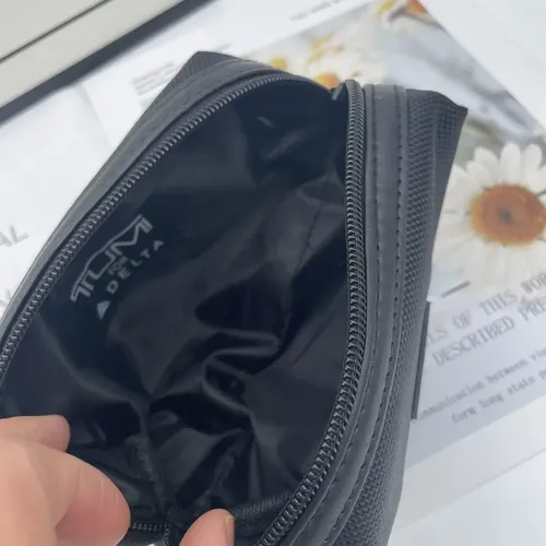 Neceser De Nailon Balístico Tum1, Bolsa De Maquillaje Colabo Negro Ballistic Nylon