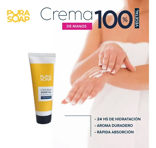 Crema Para Manos Y Uñas Pura Soap