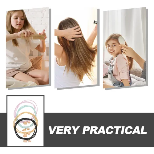 8 Pulseras Y Bandas Para El Cabello Elásticas Y Decorativas