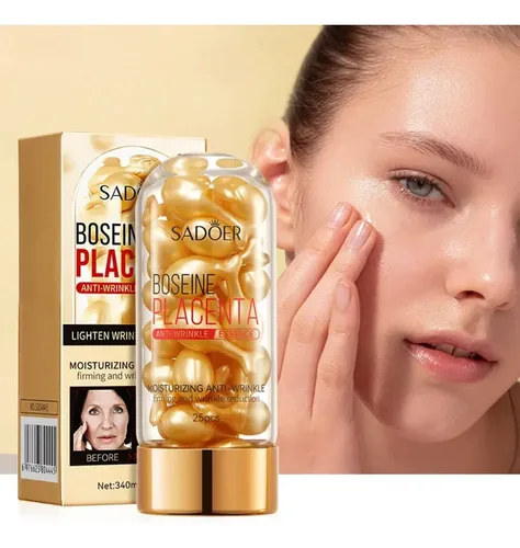 Sérum Esencia De Boseine Placenta Anti Arrugas 340mgx25 Momento De Aplicación Día/noche Tipo De Piel Todo Tipo De Piel