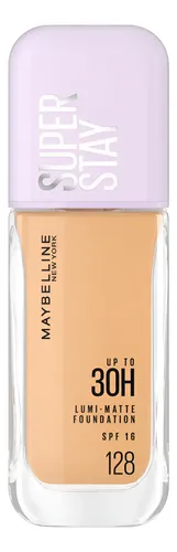Base Maybelline Ny Super Stay Lumi Matte Tono 128