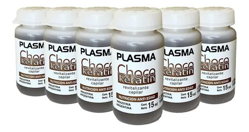 Ampolla Choco Keratin Plasma 15ml X6u