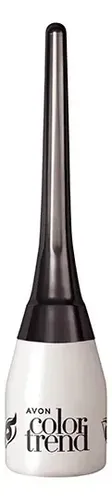 Avon Delineador Liquido Color Trend Punta Fina 3ml 1 Pieza Negro Metalico