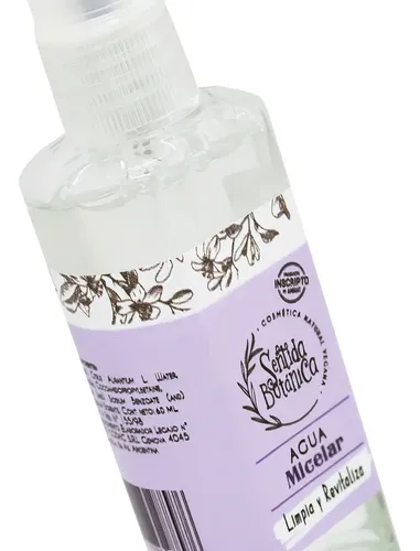 Sentida Botánica Agua Micelar Facial Hidratante Vegano 60ml