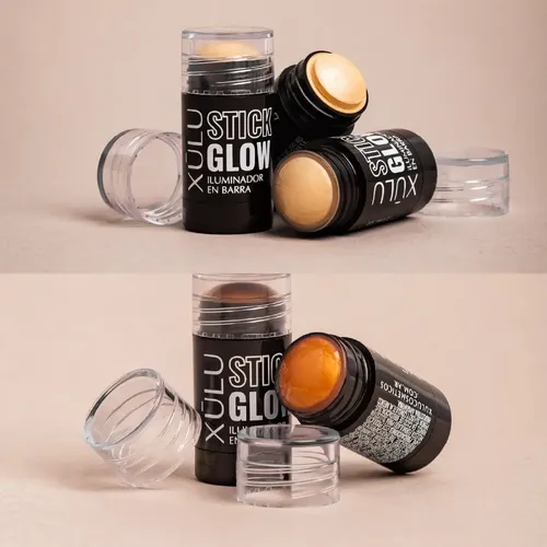 Set Stick Glow Iluminador En Barra Xulu Tono 1 Y 2
