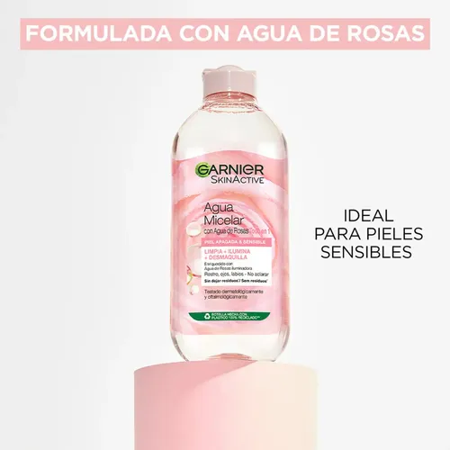Agua Micelar De Rosas Garnier Skin Active Facial 400ml