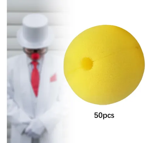 50x Nosas De 2 Pulgadas Para Prácticas Fiesta De Amarillo