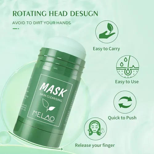 Mascarilla De Arcilla Verde Vemofoper Para Puntos Negros Y