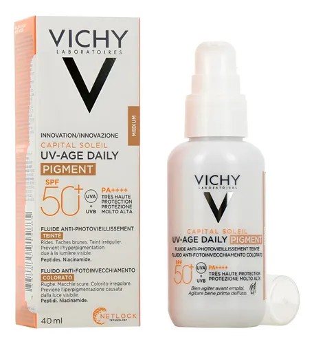 Vichy Capital Soleil Uv-age Daily Pigment Spf 50 Tono Medium