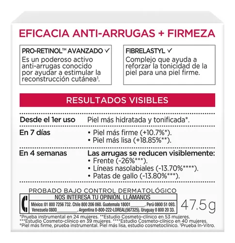 Crema L’oreal Revitalift Cuidado Anti Arrugas De Día X 50 Ml