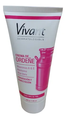 Crema De Ordeñe Vivant Con Vitamina A & E X200g