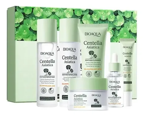 Bioaqua Kit De Skincare De Centella Asiática Anti Acné