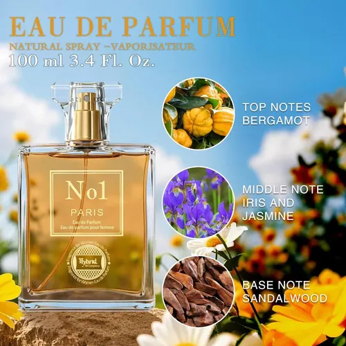 Hybrid & Company No1 Paris Sensual Eau De Parfum En Aerosol Para Mujer, 3.4 Onzas Líquidas