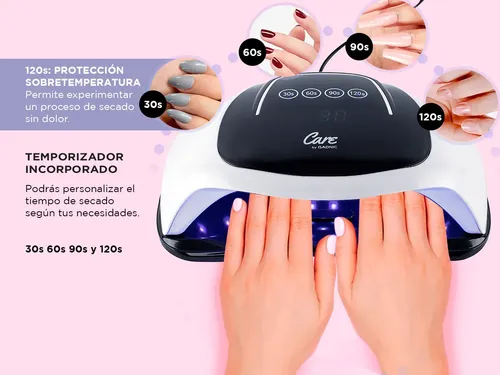 Cabina Para Uñas Led Gadnic Care Manicura Pedicura Con Kit