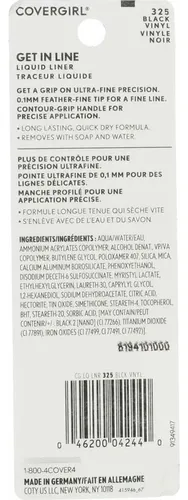 Delineador Líquido Covergirl Get In Line 4 Unidades