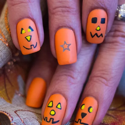 Set De 3 Stickers De Uñas De Halloween Temáticos De Terror