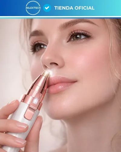 Depilador Facial Vello Corporal Luz Recargable 2 En 1 Mujer