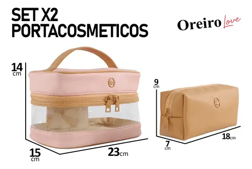 Organizador De Accesorios Set Neceser Cofre Porta Cosmeticos