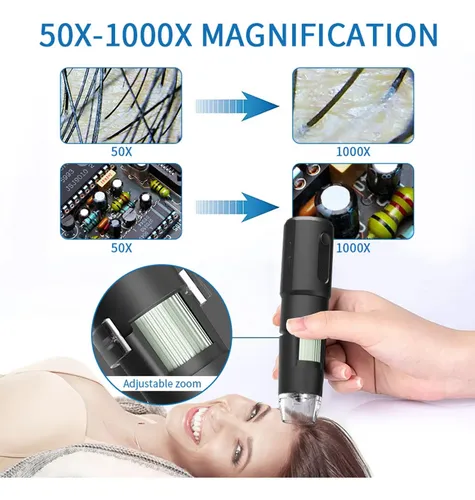 Microscopio Hd Health 720p Para El Cuidado Del Cabello Beaut