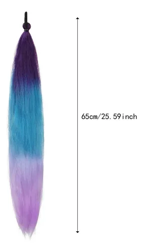 Peluca De Coleta, Extensión De Cabello, Coleta Larga, C26