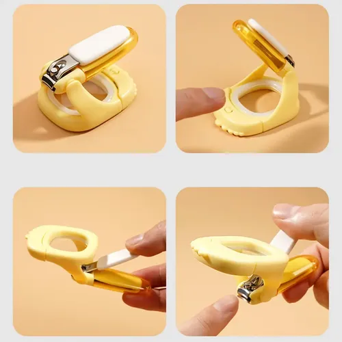 Rii Cortador De Uñas Con Lupa, Portátil, De Viaje, Bolsillo
