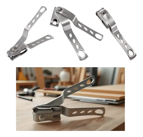 Cortauñas De Acero Inoxidable, Giratorio 360° Y Portátil Stainless Steel Nail Clipper