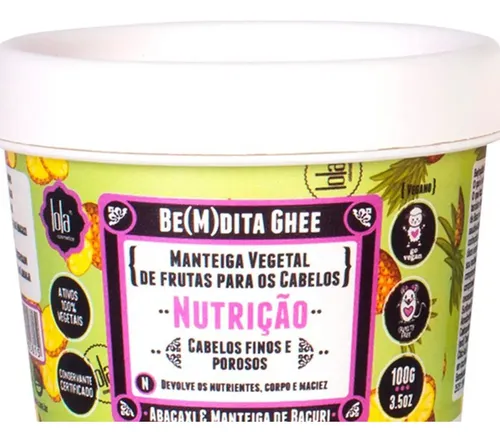 Lola Bemdita Ghee Mascara Nutrición Intensa Pelo 100gr 3c