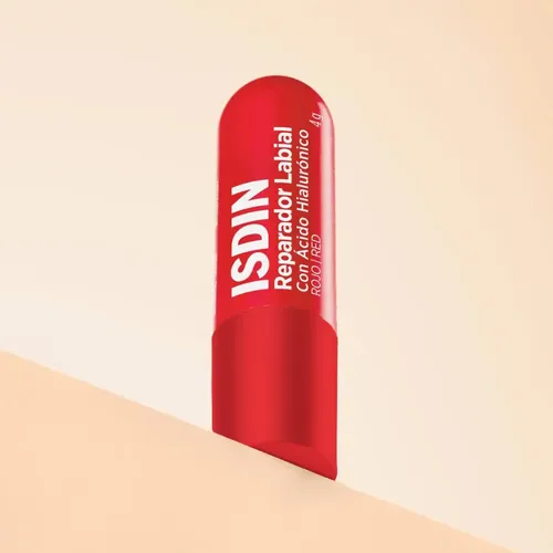 Reparador Labial Con A.h. | Color: Rojo | Isdin 4g
