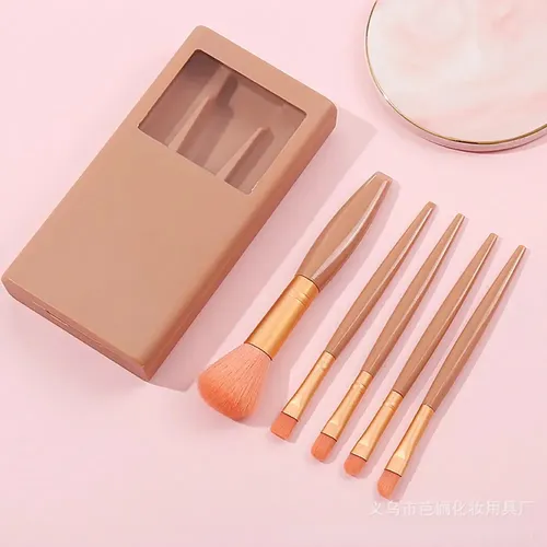 Set De Brochas Para Viaje Con Espejo