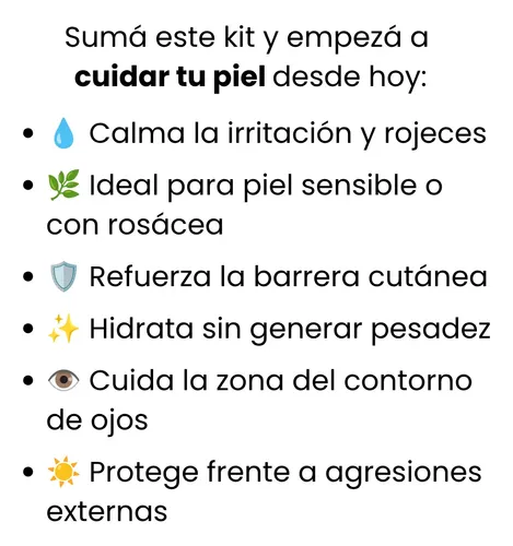 Arvensis Rutina Facial Piel Sensible Y Rosácea, Skincare Kit