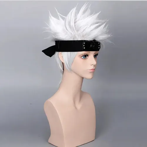 2026 Dp Pelucas For Cosplay Hatake Kakashi De Anime, 32 Cm,
