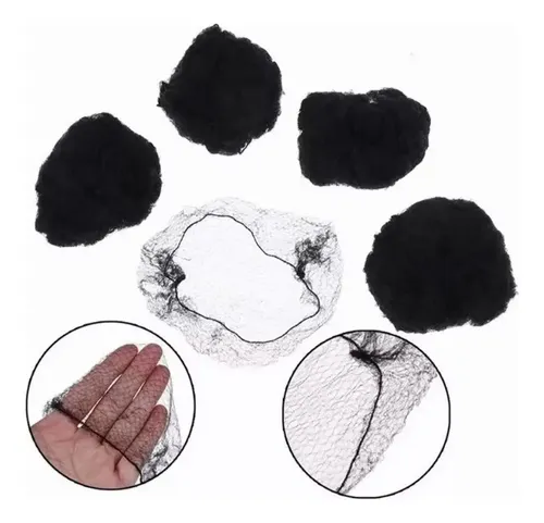 Gorro Rojo De Malla Kimi Paquete 100 Pzs Para Peluquería