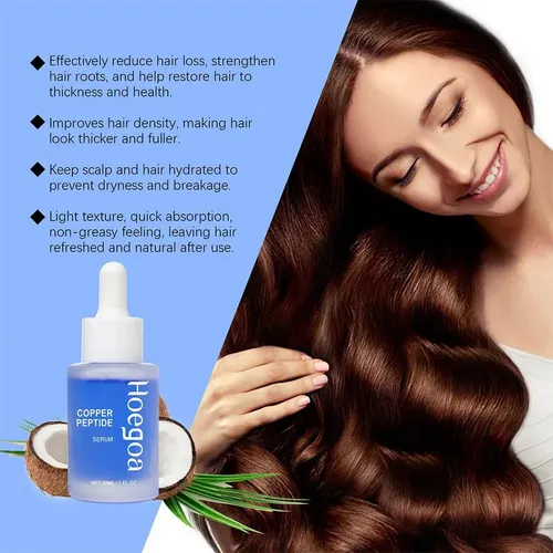 Péptido De Cobre Para Dar Densidad Sérica Al Cabello Y Nutri