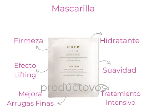Rutina Skincare Piel Seca Antiage Firmeza Arrugas Seda Exel