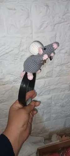 Vincha Divertida Del Ratón De Ratatouille Tejido A Crochet