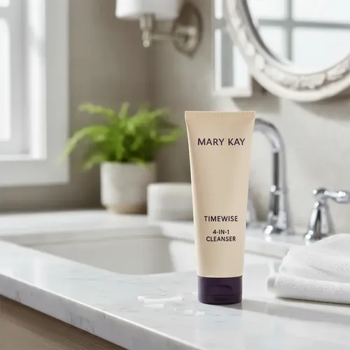 Crema limpiadora Mary Kay 4 en 1 Timewise de 127 g para uso normal y seco para día y noche