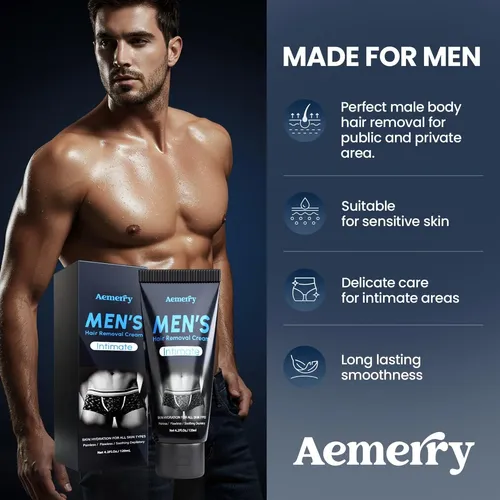 Crema Depilatoria Íntima Aemerry 4 Oz